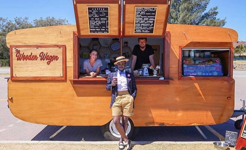 Wooden Wagon (Coffee Van) | cafe | Curtin Ave, Mosman Park WA 6012, Australia