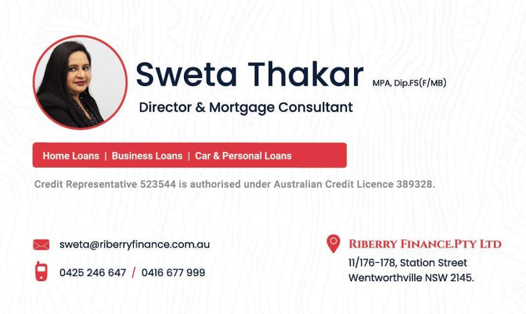 RIBERRY FINANCE Pty Ltd | 39 Dagostino St, Austral NSW 2179, Australia | Phone: 0425 246 647
