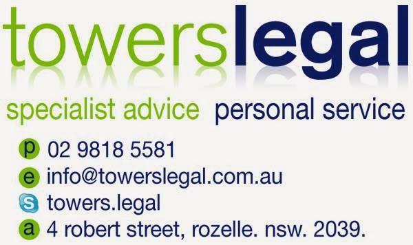 Towers Legal | lawyer | 4 Robert St, Rozelle NSW 2039, Australia | 0298109600 OR +61 2 9810 9600