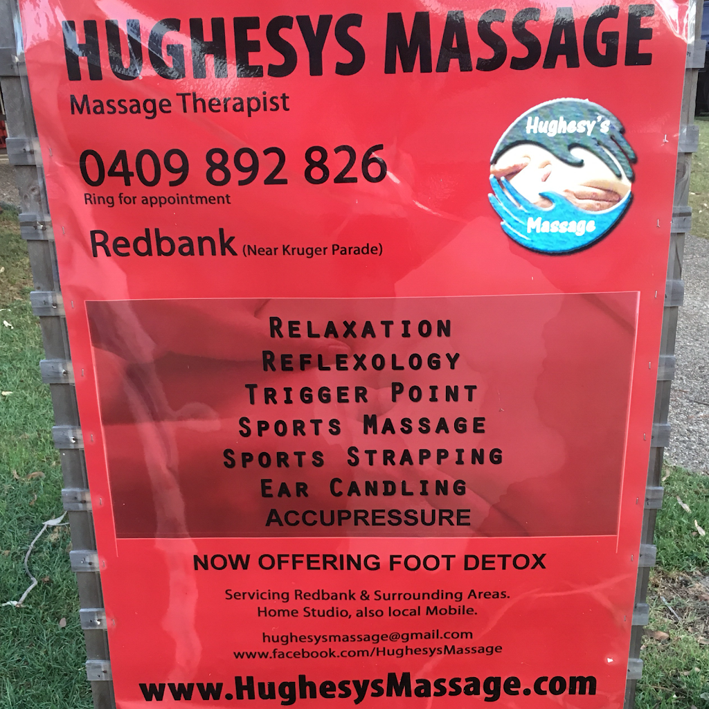 Hughesys Massage | 8 Bloodwood Pl, Redbank QLD 4300, Australia | Phone: 0409 892 826