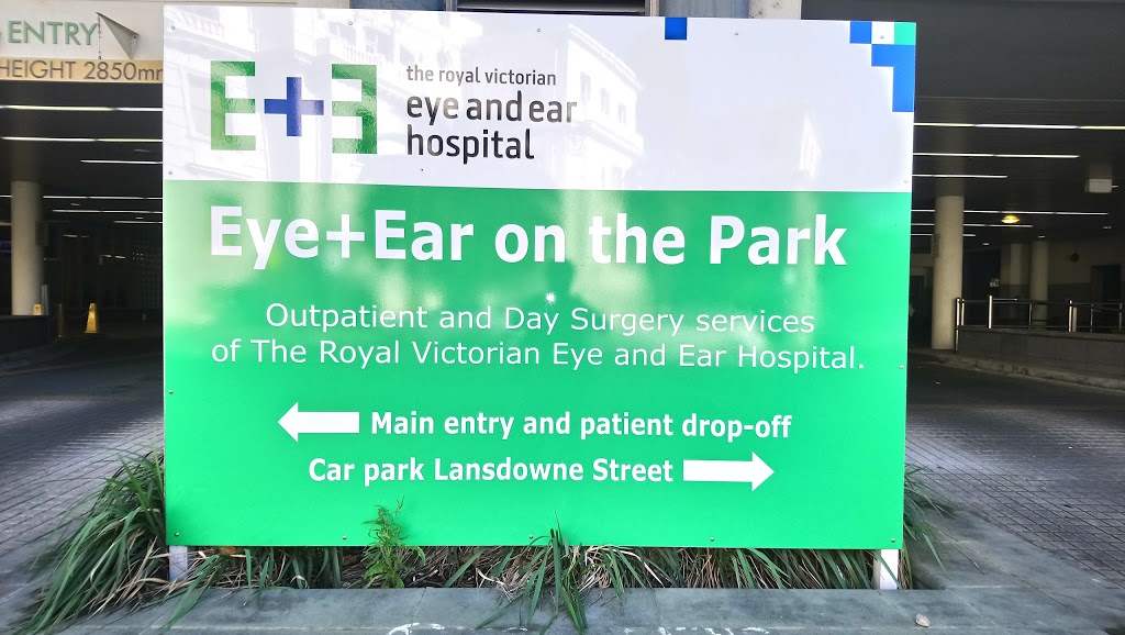 Eye and Ear on the Park | hospital | 2 St Andrews Pl, East Melbourne VIC 3002, Australia | 0399298666 OR +61 3 9929 8666
