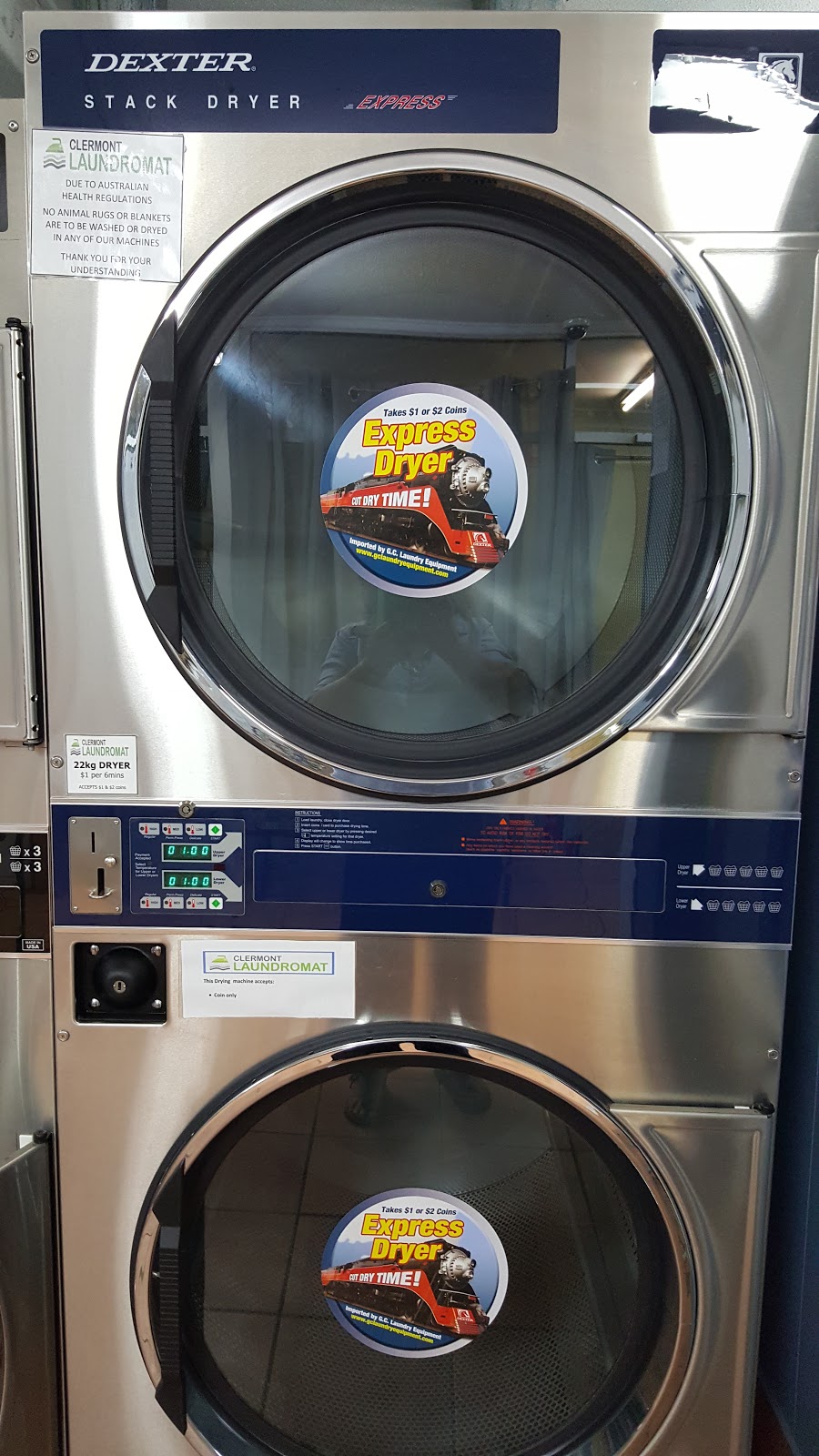 Clermont Laundromat | laundry | 76 Capella St, Clermont QLD 4721, Australia | 0431581467 OR +61 431 581 467