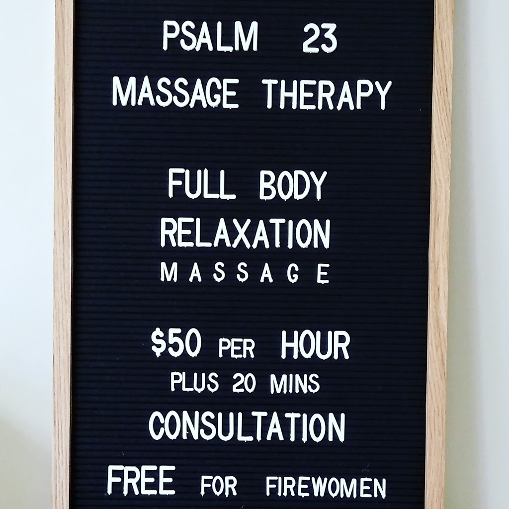 Psalm 23 Massage Therapy | 133 Anne Rd, Knoxfield VIC 3180, Australia | Phone: 0416 237 823