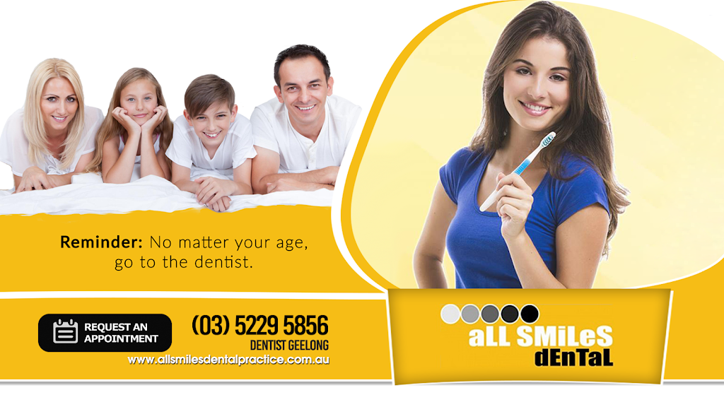 All Smiles Dental | dentist | 246 Latrobe Terrace, Geelong VIC 3220, Australia | 0352295856 OR +61 3 5229 5856