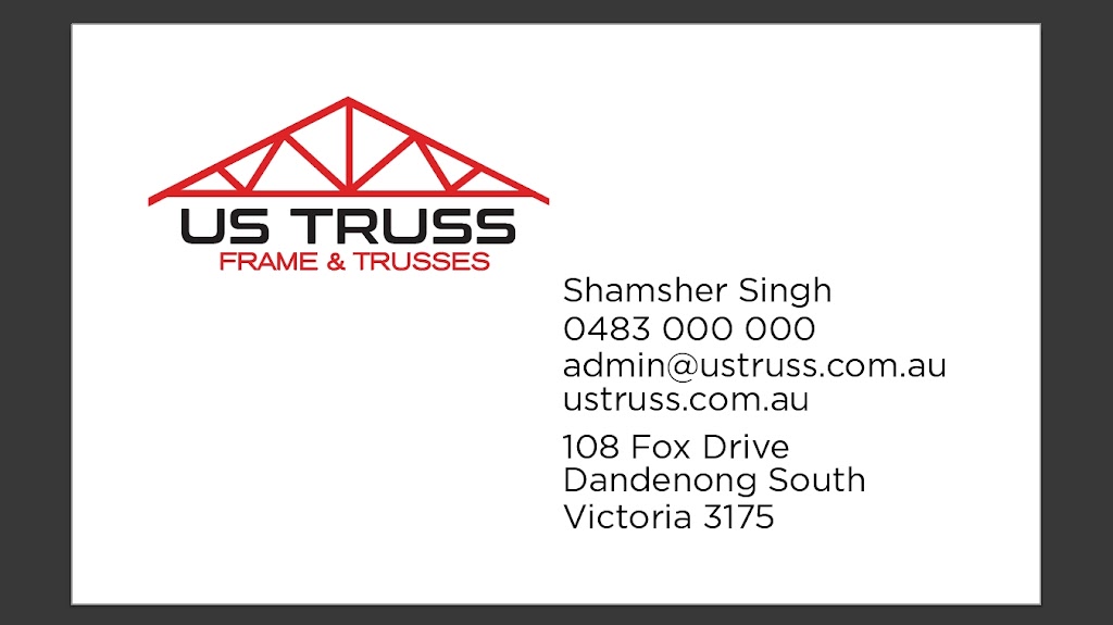 US Truss | store | 108 Fox Dr, Dandenong South VIC 3175, Australia | 0483000000 OR +61 483 000 000