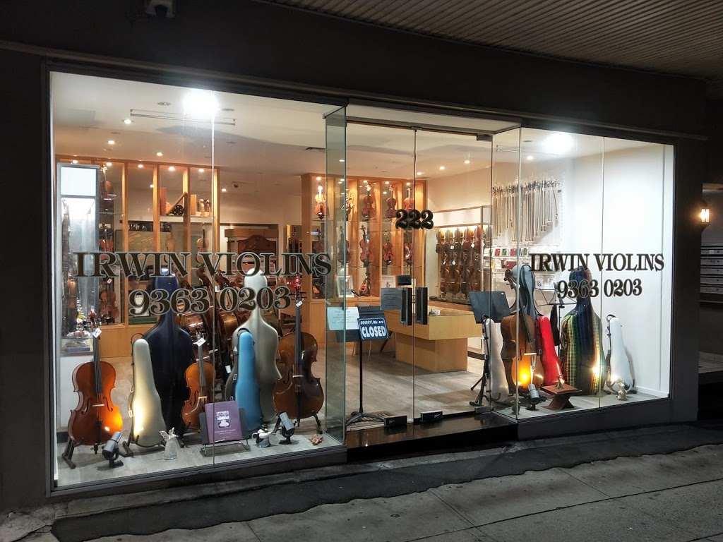 A R Irwin Violins | electronics store | 222 New South Head Rd, Edgecliff NSW 2027, Australia | 0293630203 OR +61 2 9363 0203