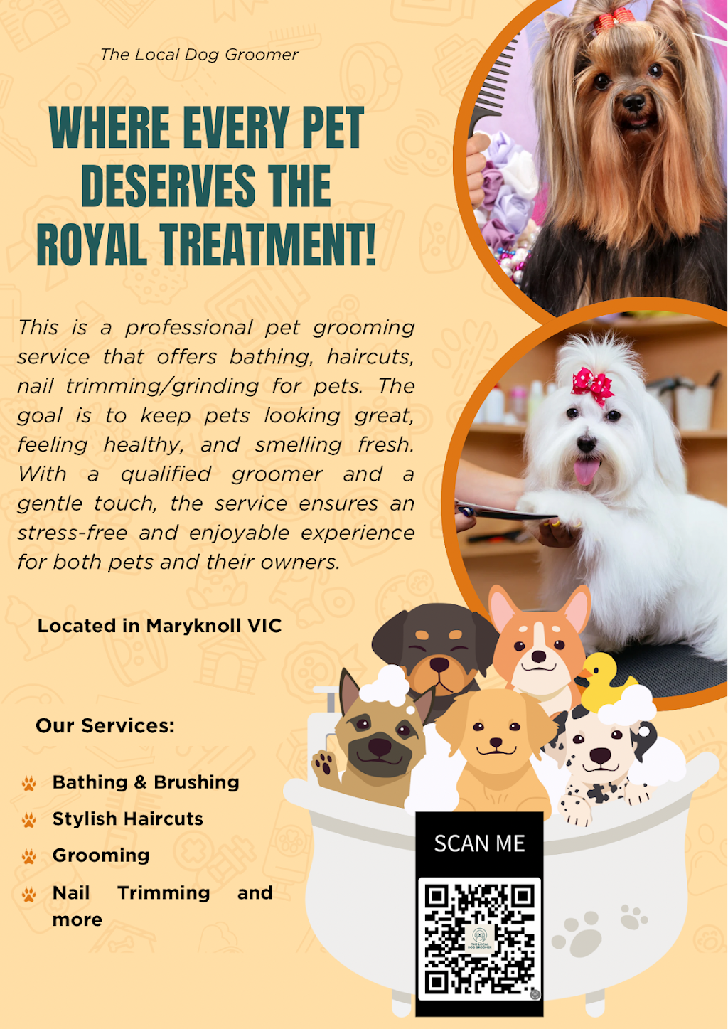 The Local Dog Groomer | 10 Wingadee Rd, Maryknoll VIC 3812, Australia | Phone: 0430 294 231