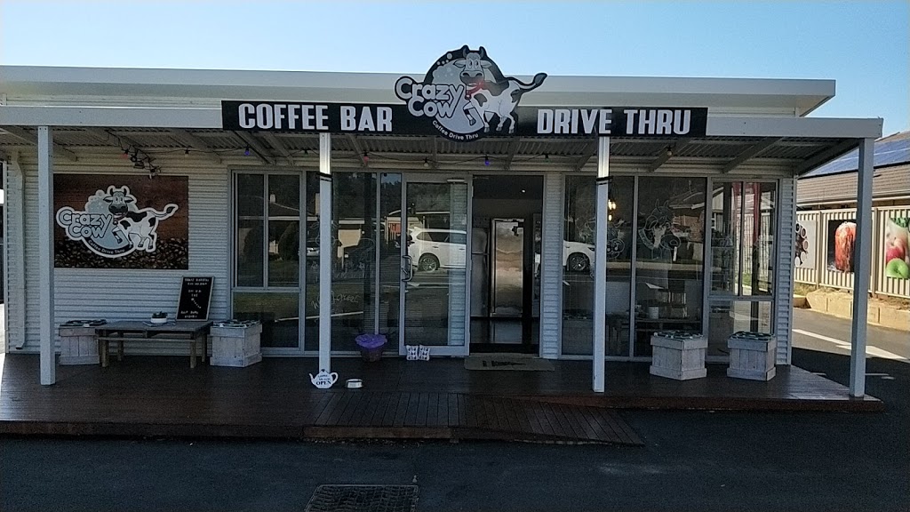 Crazy Cow Coffee Bar & Drive Thru | cafe | 8 S Western Hwy, Donnybrook WA 6239, Australia | 0427423247 OR +61 427 423 247