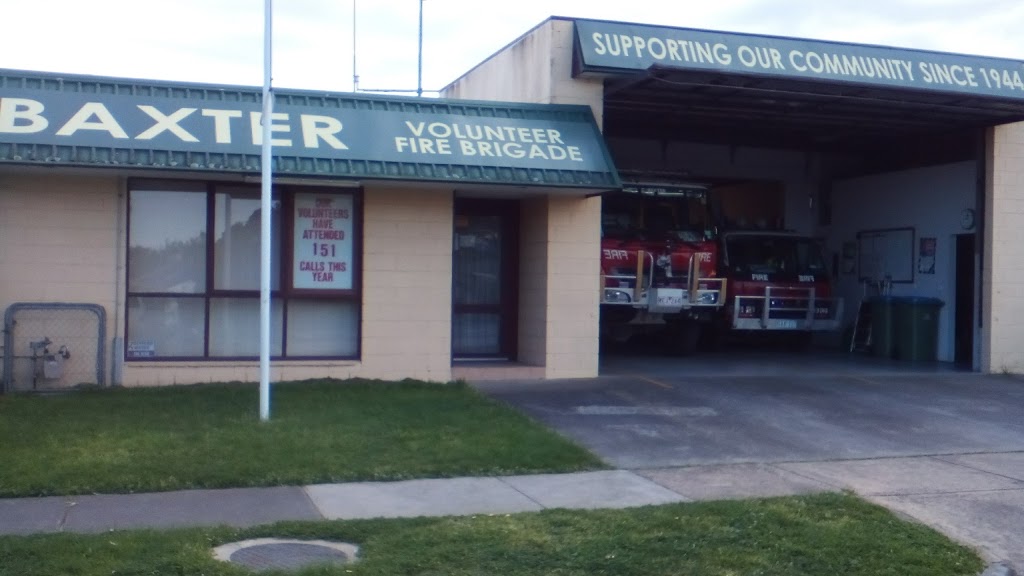 Baxter Fire Brigade | fire station | 64 Baxter-Tooradin Rd, Baxter VIC 3911, Australia | 0359714554 OR +61 3 5971 4554