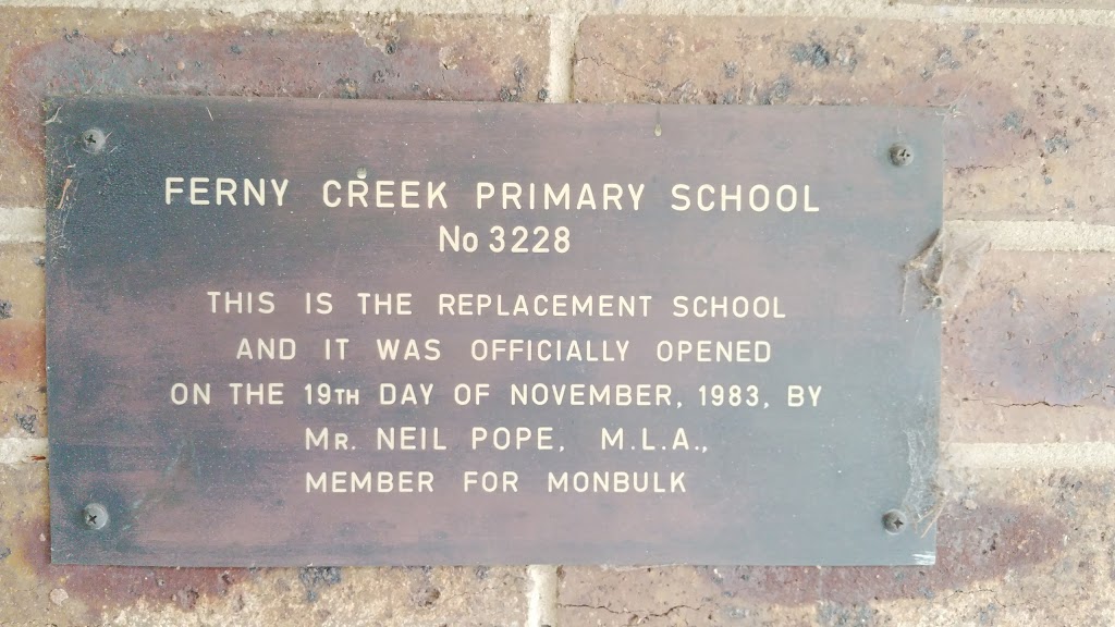 Ferny Creek Primary School | school | 34 School Rd, Ferny Creek VIC 3786, Australia | 0397551522 OR +61 3 9755 1522