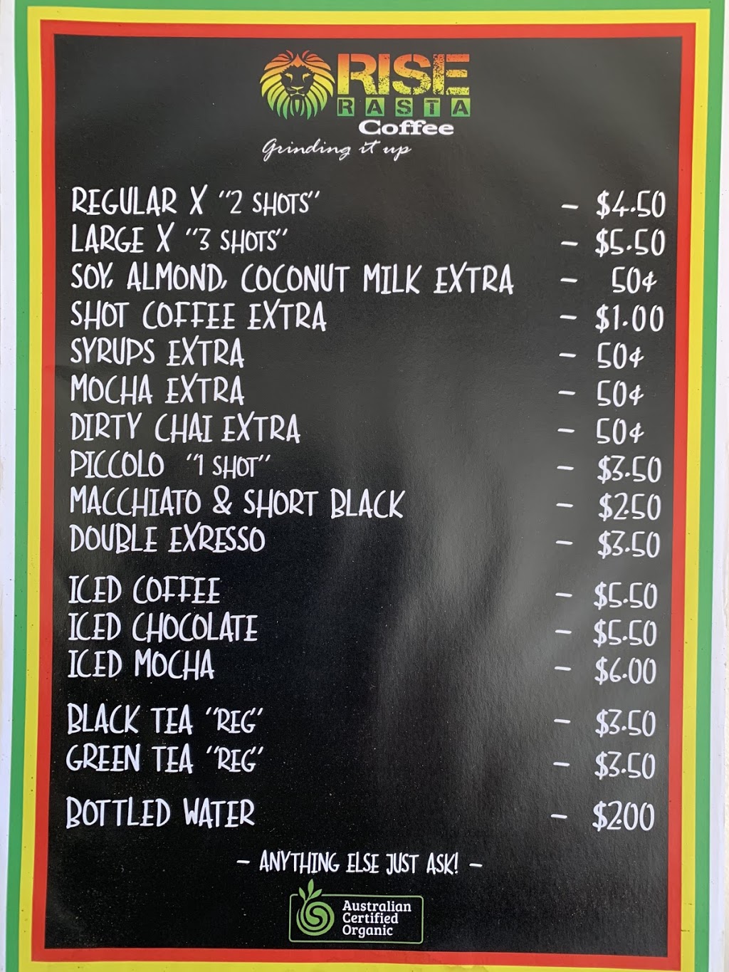 Rise Rasta | cafe | Corner Surfers Paradise Blvd and, Ocean Ave, Surfers Paradise QLD 4217, Australia | 0415542289 OR +61 415 542 289