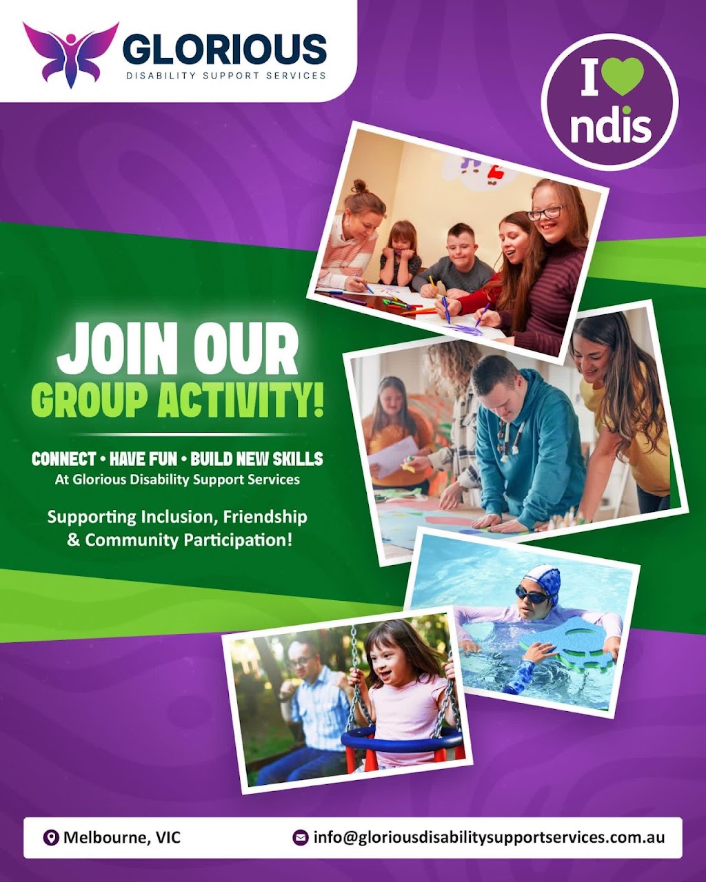 Glorious Disability Support Services | 48 Charming Lp, Officer VIC 3809, Australia | Phone: 0413 599 838