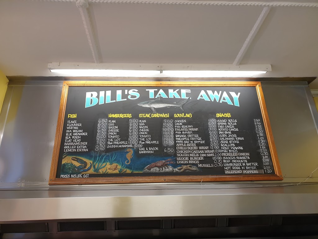 Bills Takeaway Fish & Chip Shop | meal takeaway | 541 Burke Rd, Camberwell VIC 3124, Australia | 0398227609 OR +61 3 9822 7609