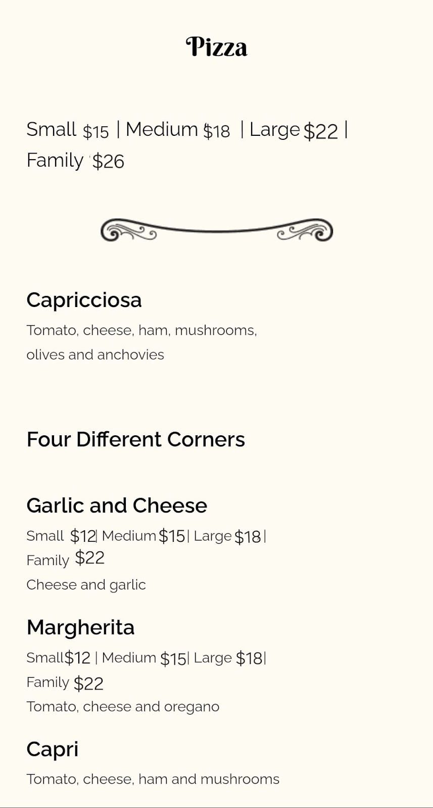 Brunos Pizza and Pasta | 124 Clyde Rd, Bannockburn VIC 3331, Australia | Phone: 0428 334 073