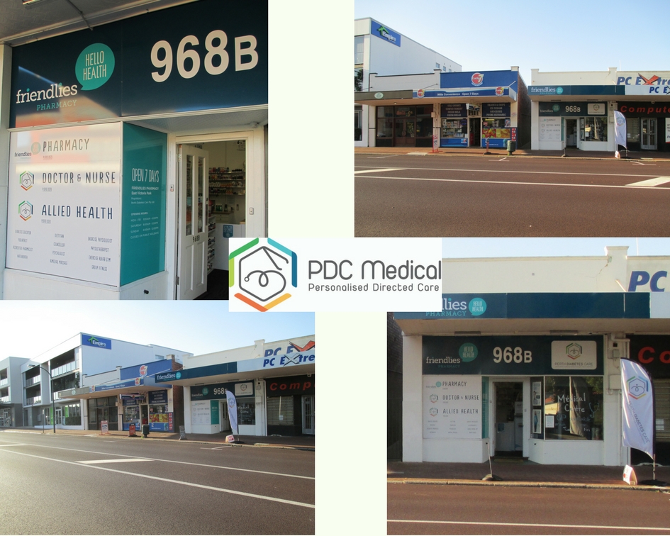 PDC Medical Centre | U3/968B Albany Hwy, East Victoria Park WA 6101, Australia | Phone: (08) 6110 0578
