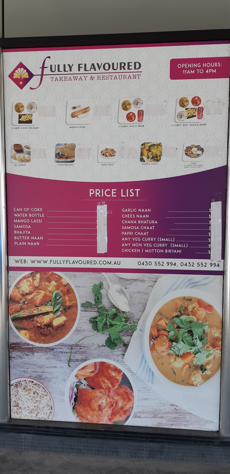 Fully Flavoured Takeaway & Restaurant | shop 27/55-67 George St, Parramatta NSW 2150, Australia | Phone: 0416 400 456