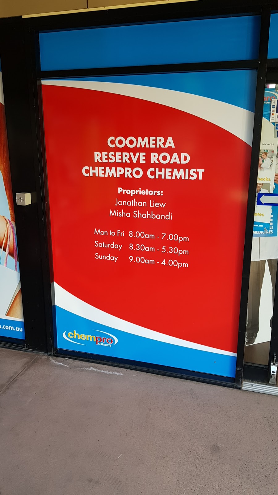 Coomera Reserve Road Chempro Chemist | Shop 7 & 8 Upper Coomera Village, 658 Reserve Rd, Upper Coomera QLD 4209, Australia | Phone: (07) 5648 0661