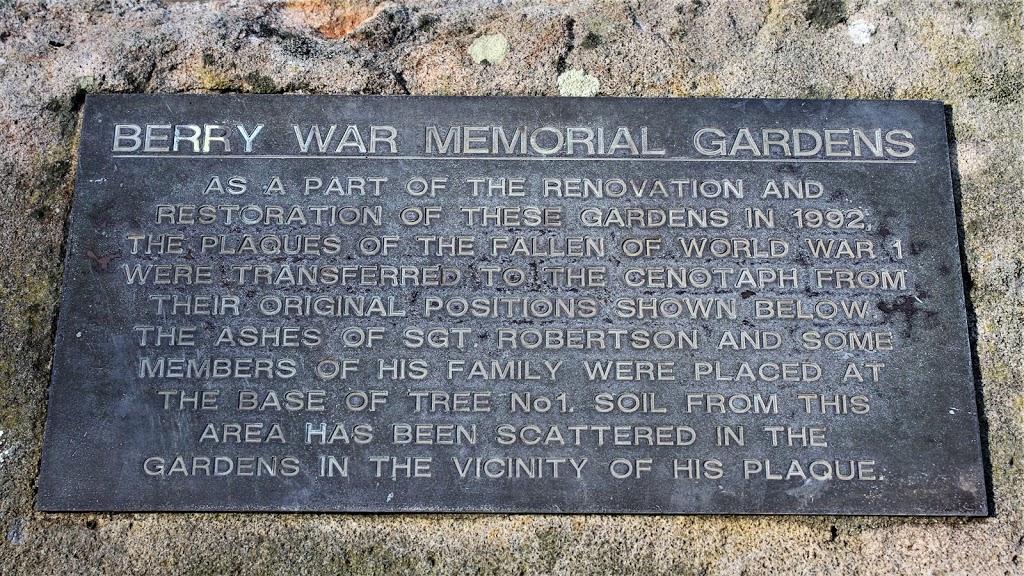 Berry War Memorial Gardens | park | Alexandra St, Berry NSW 2535, Australia