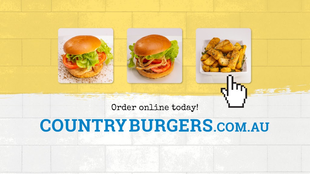 Country Burgers | restaurant | 15 Brisbane Rd, Ebbw Vale QLD 4304, Australia | 0732825145 OR +61 7 3282 5145