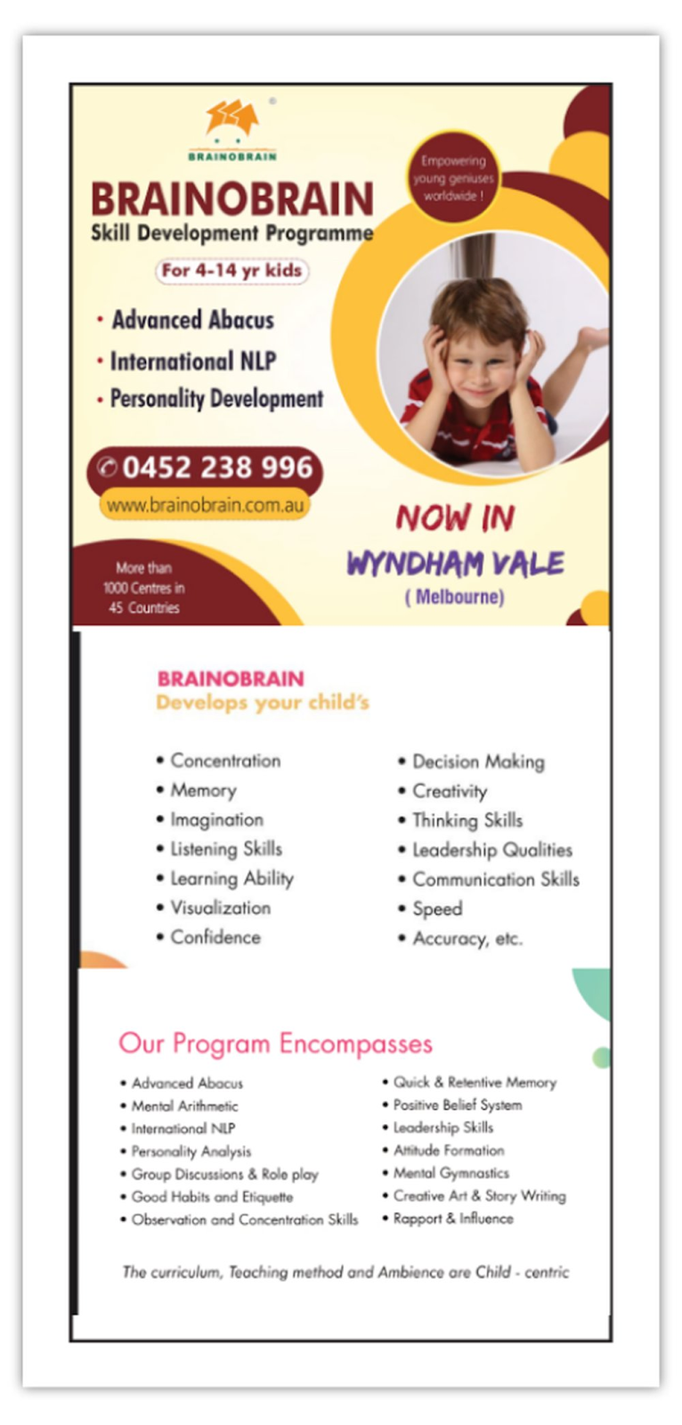ABACUS WYNDHAMVALE | 34 Smile Cres, Wyndham Vale VIC 3024, Australia | Phone: 0452 238 996