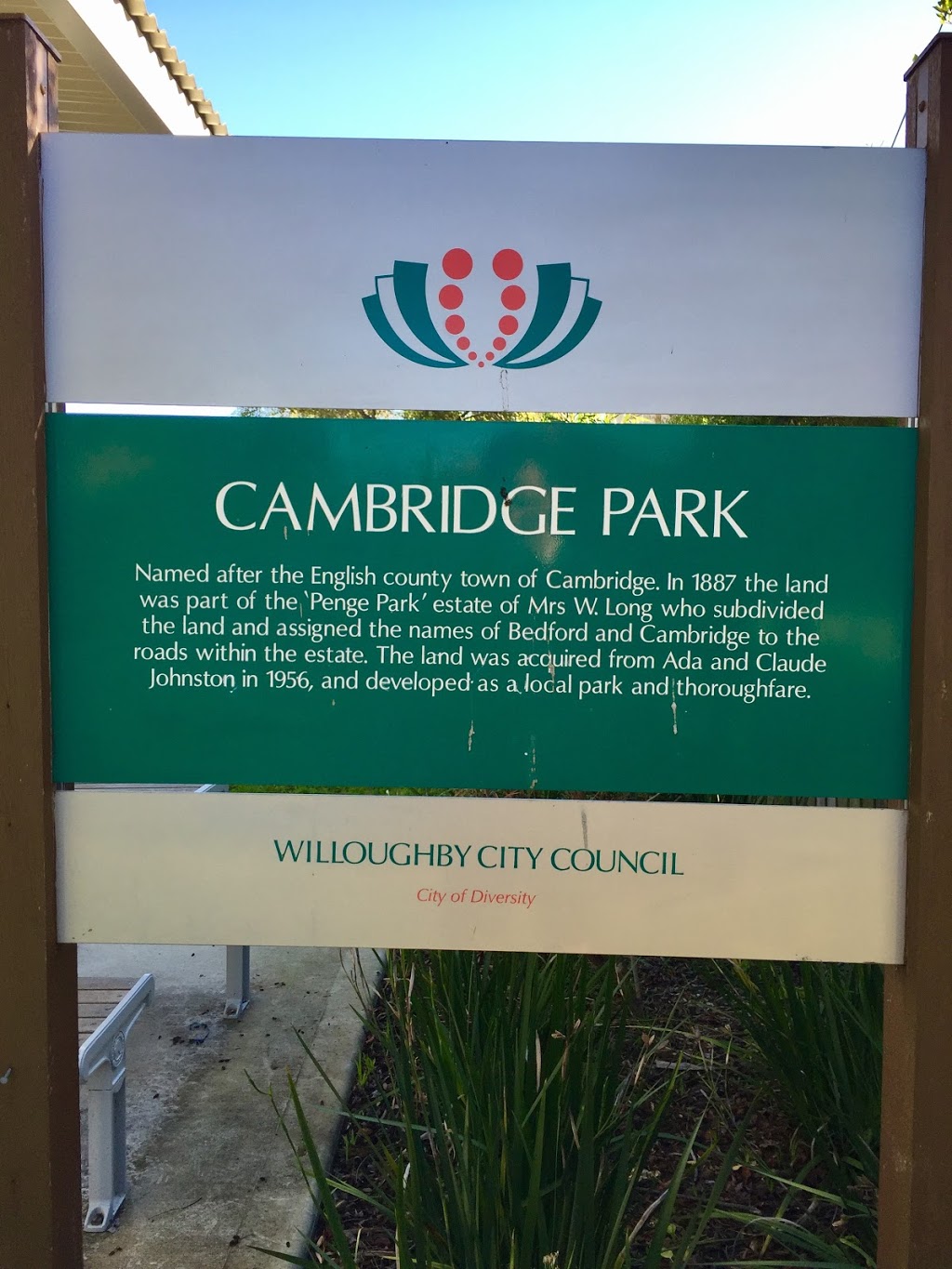 Cambridge St Park | park | Cambridge St, North Willoughby NSW 2068, Australia