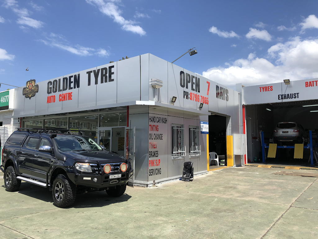 Golden Tyre & Auto Centre | 2/252 Chapel Rd, Bankstown NSW 2200, Australia | Phone: (02) 9796 7065