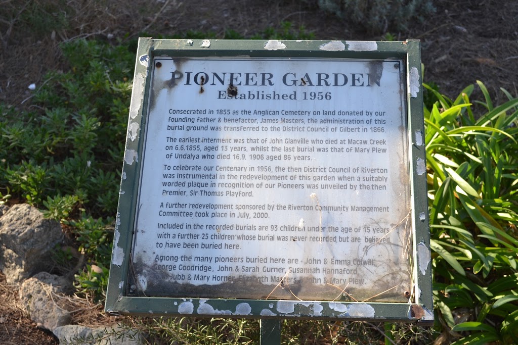 Riverton Pioneer Garden | park | 4 Torrens Rd, Riverton SA 5412, Australia