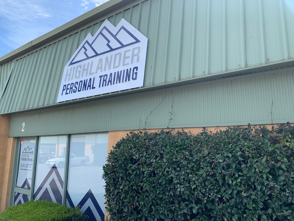 Highlander Personal Training Studio | gym | 9, Unit 2/11 Kiama St, Bowral NSW 2576, Australia | 0424937437 OR +61 424 937 437