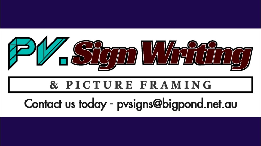 PV Sign Writing & Picture Framing | store | 121 McIntyre Rd, Sunshine VIC 3020, Australia | 0433848030 OR +61 433 848 030