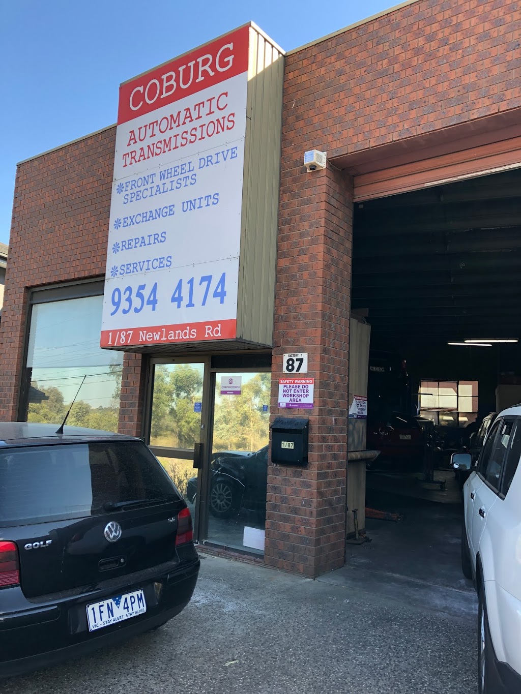 Coburg Automatic Transmissions | car repair | 1/87 Newlands Rd, Coburg North VIC 3058, Australia | 0393544174 OR +61 3 9354 4174