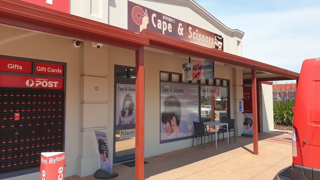 Byfords Cape & Scissors Hair & Beauty Salon | hair care | 12/837 S Western Hwy, Byford WA 6122, Australia | 0895254005 OR +61 8 9525 4005