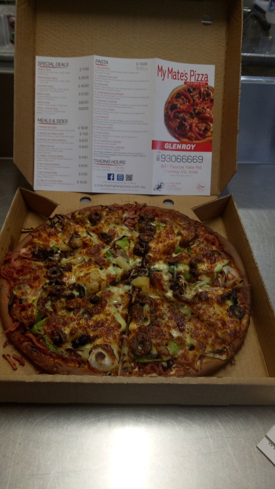 My Mates Pizza Glenroy | 847 Pascoe Vale Rd, Glenroy VIC 3046, Australia | Phone: (03) 9306 6669