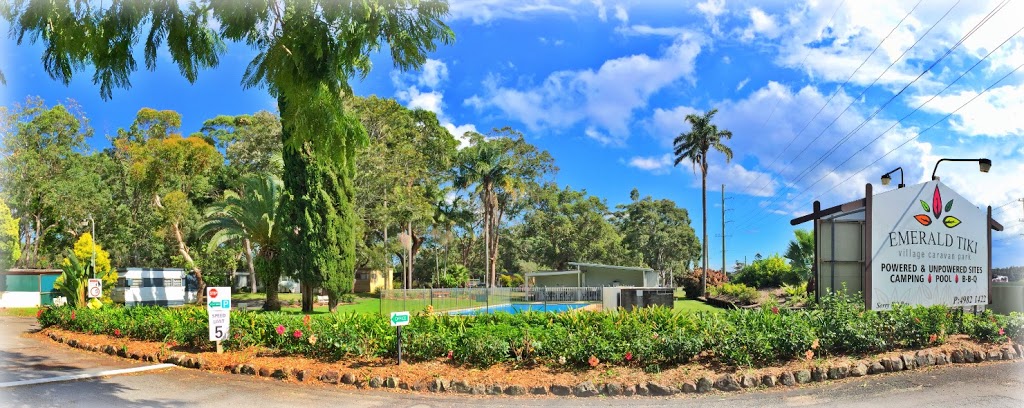 Emerald Tiki Village | rv park | 4296 Nelson Bay Rd, Anna Bay NSW 2316, Australia | 0249821422 OR +61 2 4982 1422