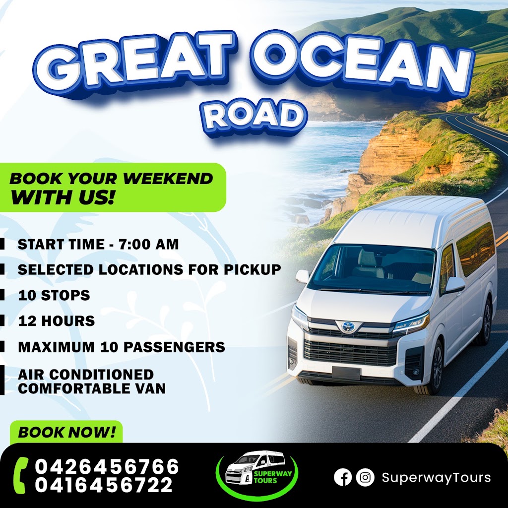 Superway Tours | 4 Glebe Approach, Clyde North VIC 3978, Australia | Phone: 0426 456 766