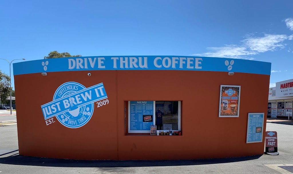 Just Brew It Drive Thru Coffee | cafe | Shop P1/292 Corfield St, Gosnells WA 6110, Australia | 0893940399 OR +61 8 9394 0399