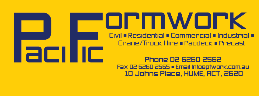 Pacific Formwork |  | 10 Johns Pl, Hume ACT 2620, Australia | 0262602562 OR +61 2 6260 2562