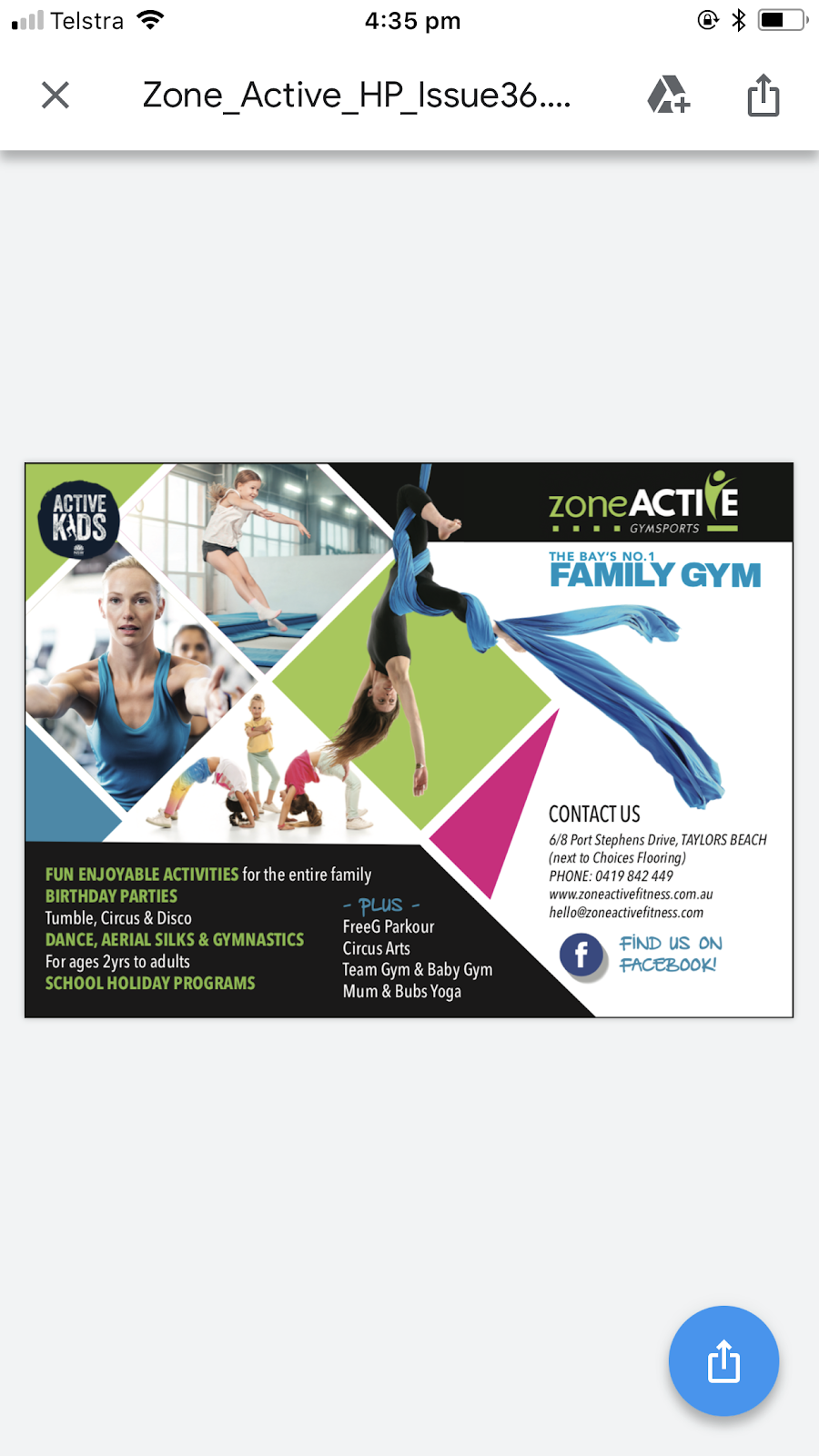 Zone Active & Bay Dance Academy |  | 6/86 Port Stephens Dr, Taylors Beach NSW 2316, Australia | 0419842449 OR +61 419 842 449