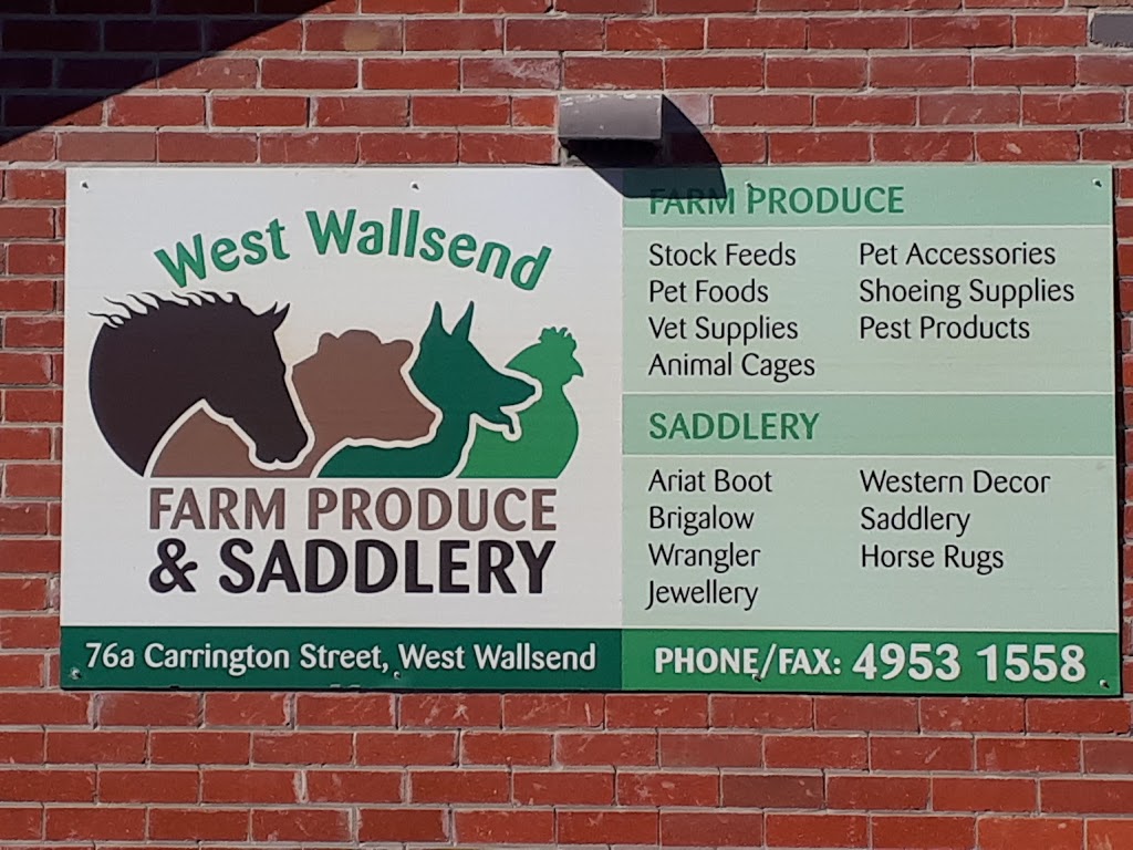 West Wallsend Produce and Saddlery | store | 76A Carrington St, West Wallsend NSW 2286, Australia | 0249531272 OR +61 2 4953 1272