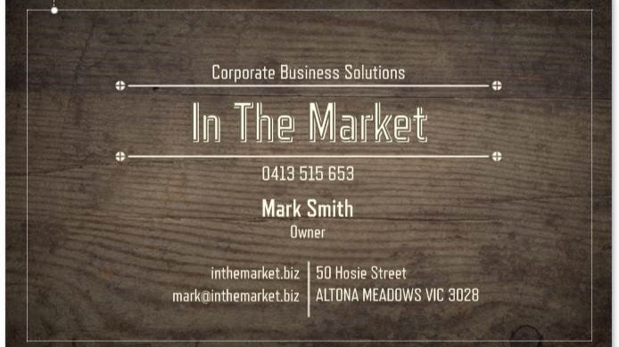 In the Market | accounting | 50 Hosie St, Altona Meadows VIC 3028, Australia | 0413515653 OR +61 413 515 653