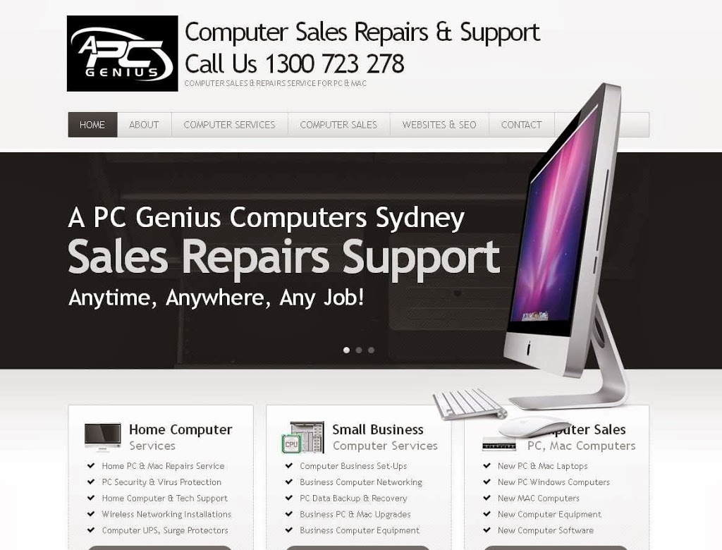 Computer Sales Sydney from A PC Genius, Computer Sales & Service | electronics store | Unit 21, 2-4 Beach Street, Curl Curl, Sydney NSW 2096, Australia | 0299393375 OR +61 2 9939 3375