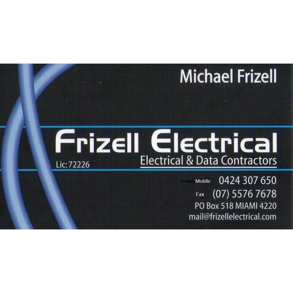Frizell Electrical | Miami QLD 4220, Australia | Phone: 0424 307 650