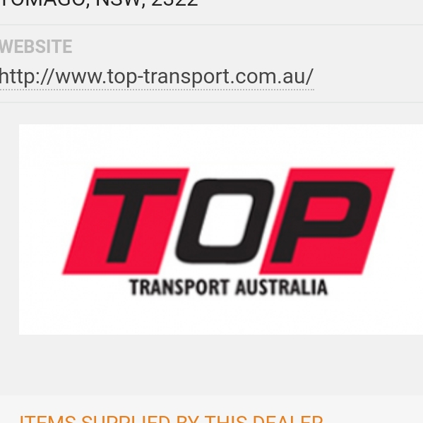 Top Transport Aust | 33 School Dr, Tomago NSW 2322, Australia | Phone: (02) 4964 8868