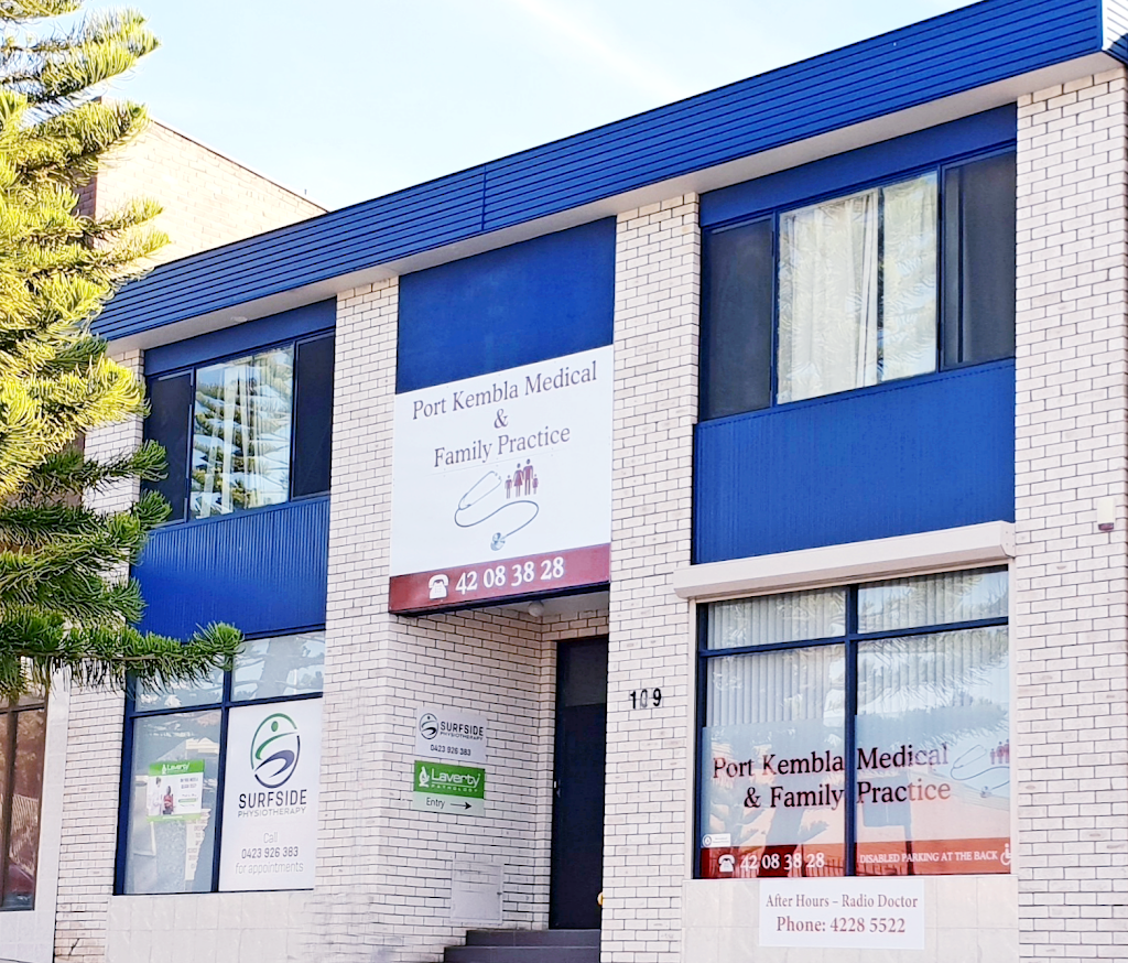 Port Kembla Medical & Family Practice | 109 Wentworth St, Port Kembla NSW 2505, Australia | Phone: (02) 4208 3828