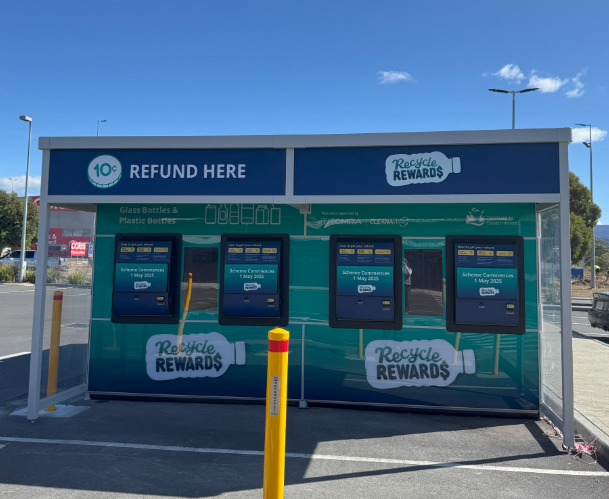 Recycle Rewards Dodges Ferry Hotel Reverse Vending Machine | 519 Old Forcett Rd, Dodges Ferry TAS 7173, Australia | Phone: 1800 237 827