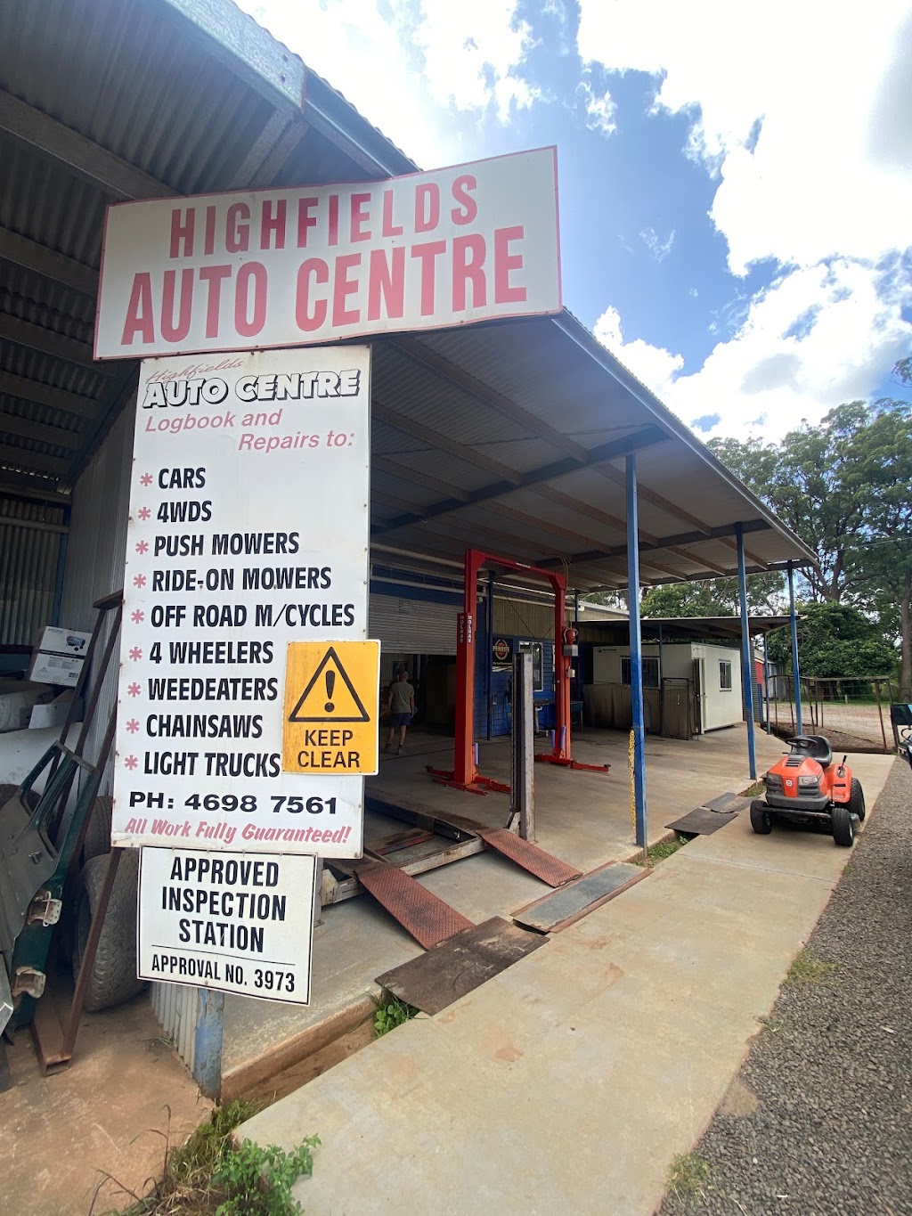 Highfields Auto Centre | car repair | 9 Recreation Reserve Rd, Highfields QLD 4352, Australia | 0746987561 OR +61 7 4698 7561