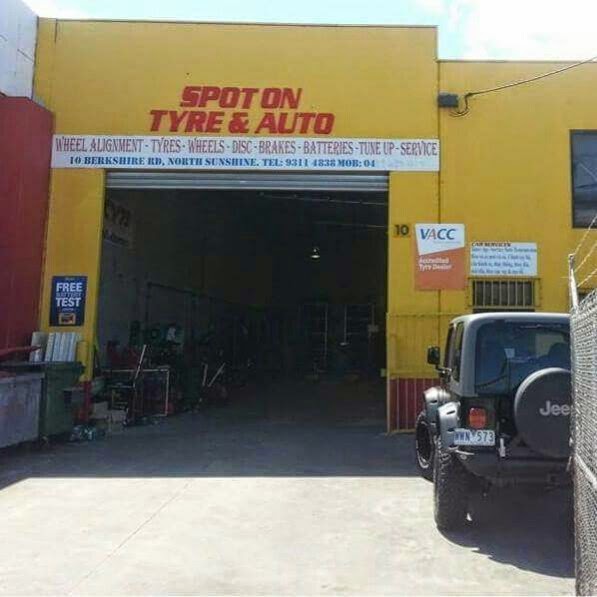 Spot On Tyre and Auto | car repair | 10 Berkshire Rd, Sunshine North VIC 3020, Australia | 0393114838 OR +61 3 9311 4838