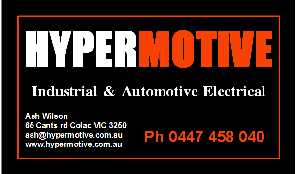 Hypermotive Colac Auto Electrical | car repair | 65 Cants Rd, Colac VIC 3250, Australia | 0447458040 OR +61 447 458 040