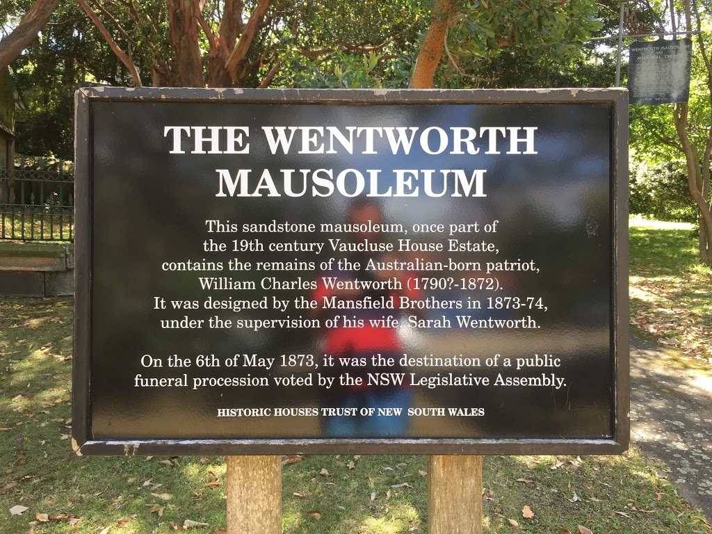 Wentworth Mausoleum | cemetery | 5 Chapel Rd, Vaucluse NSW 2030, Australia