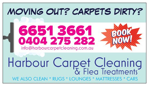Harbour Carpet Cleaning | laundry | 16 Diggers Beach Rd, Coffs Harbour NSW 2450, Australia | 0266513661 OR +61 2 6651 3661