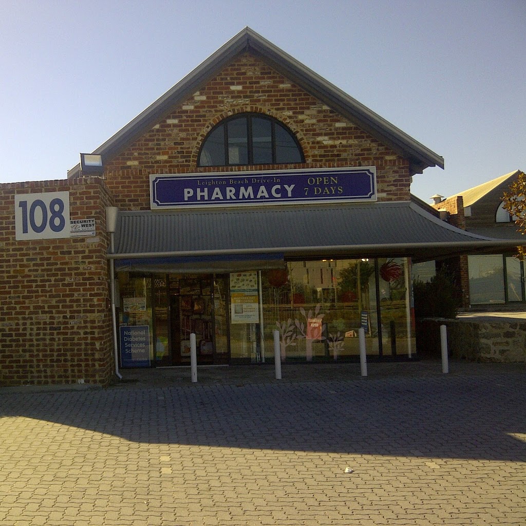 Leighton Beach Drive-In Pharmacy | pharmacy | 108 Stirling Hwy, North Fremantle WA 6159, Australia | 0893351191 OR +61 8 9335 1191